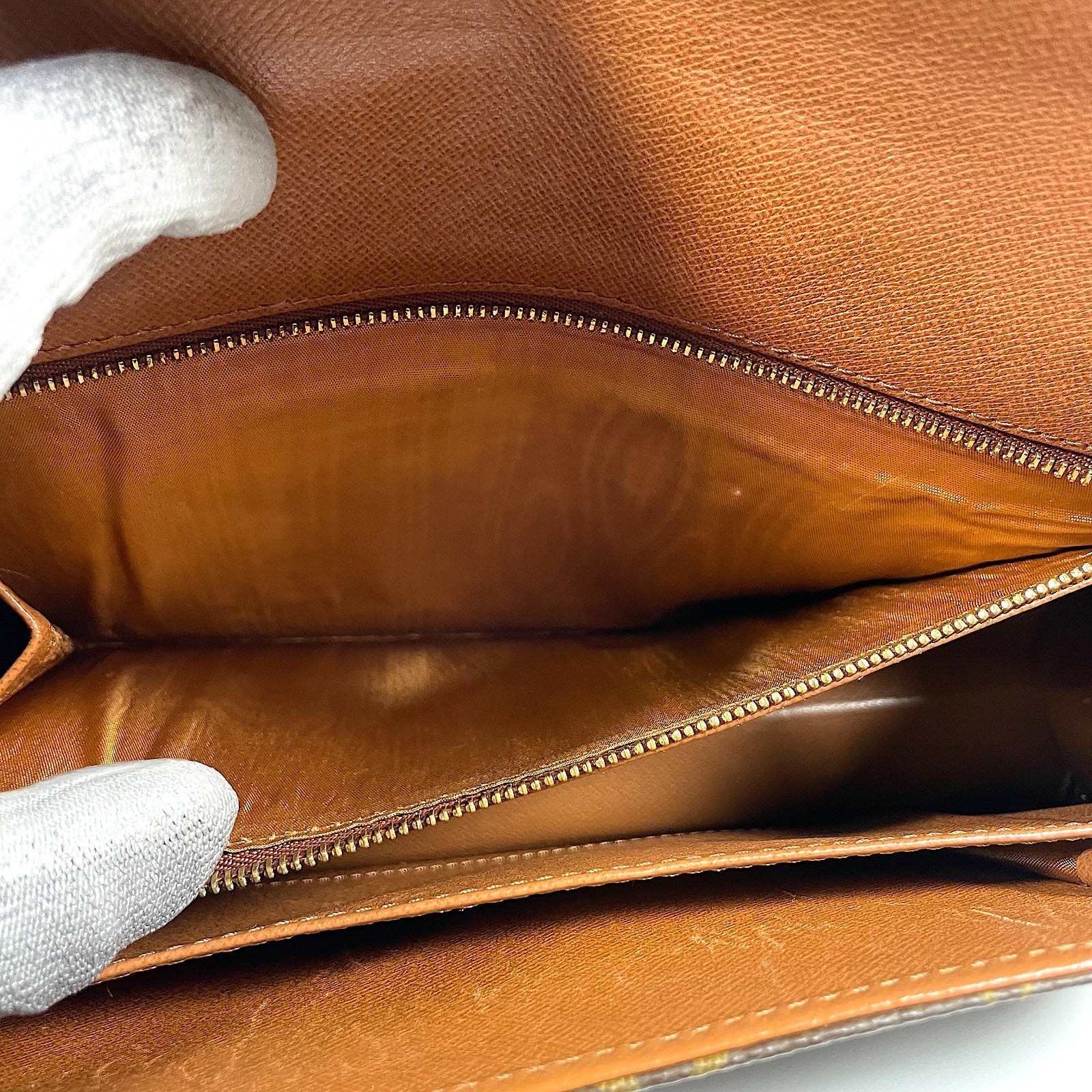 Louis Vuitton Pochette Dam GM Monogram Clutch Bag - Brown, PVC