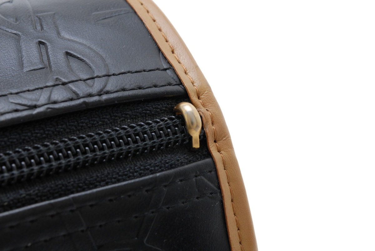 Saint Laurent Yves Saint Laurent Hand Bag - Black Brown, Leather