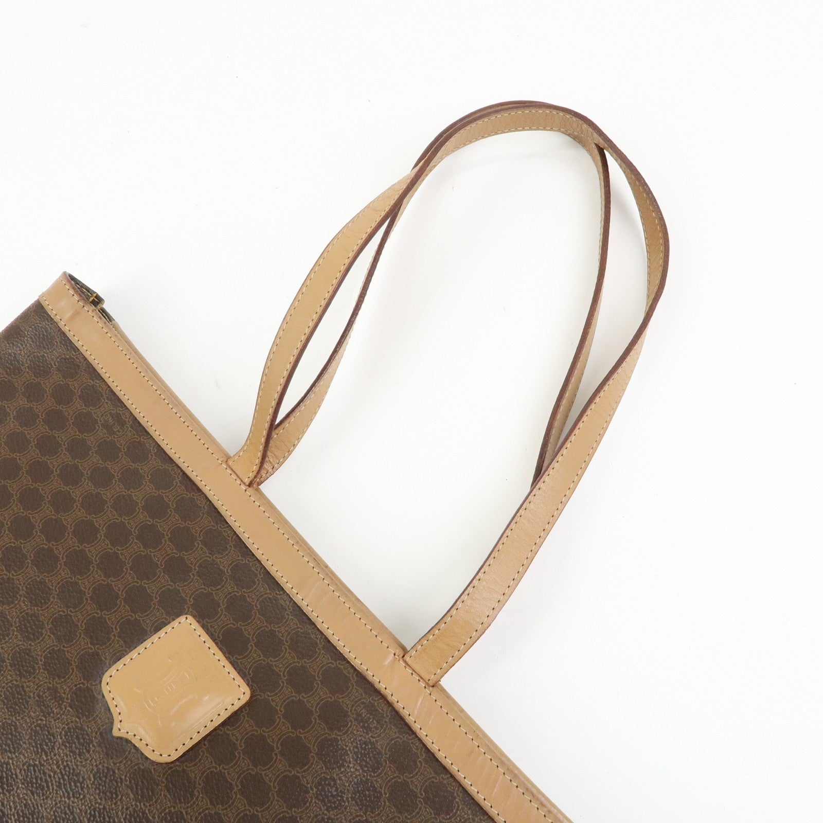 Celine Macadam Tote Bag - Brown, PVC Leather