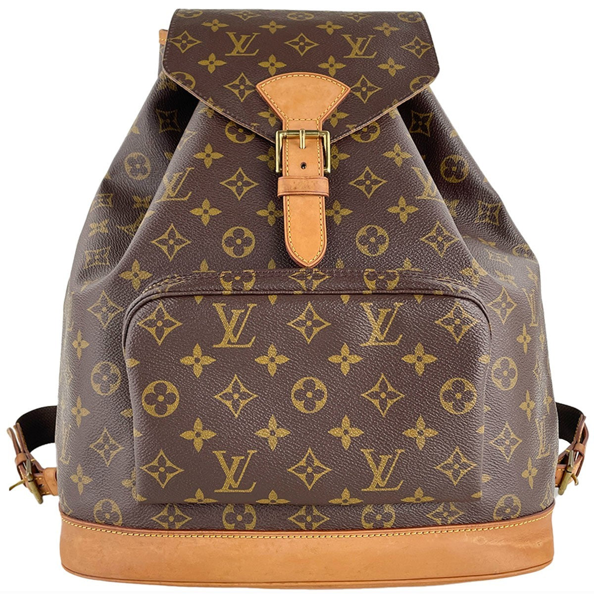 Louis Vuitton Montsouris GM Backpack - Brown, Coated Canvas