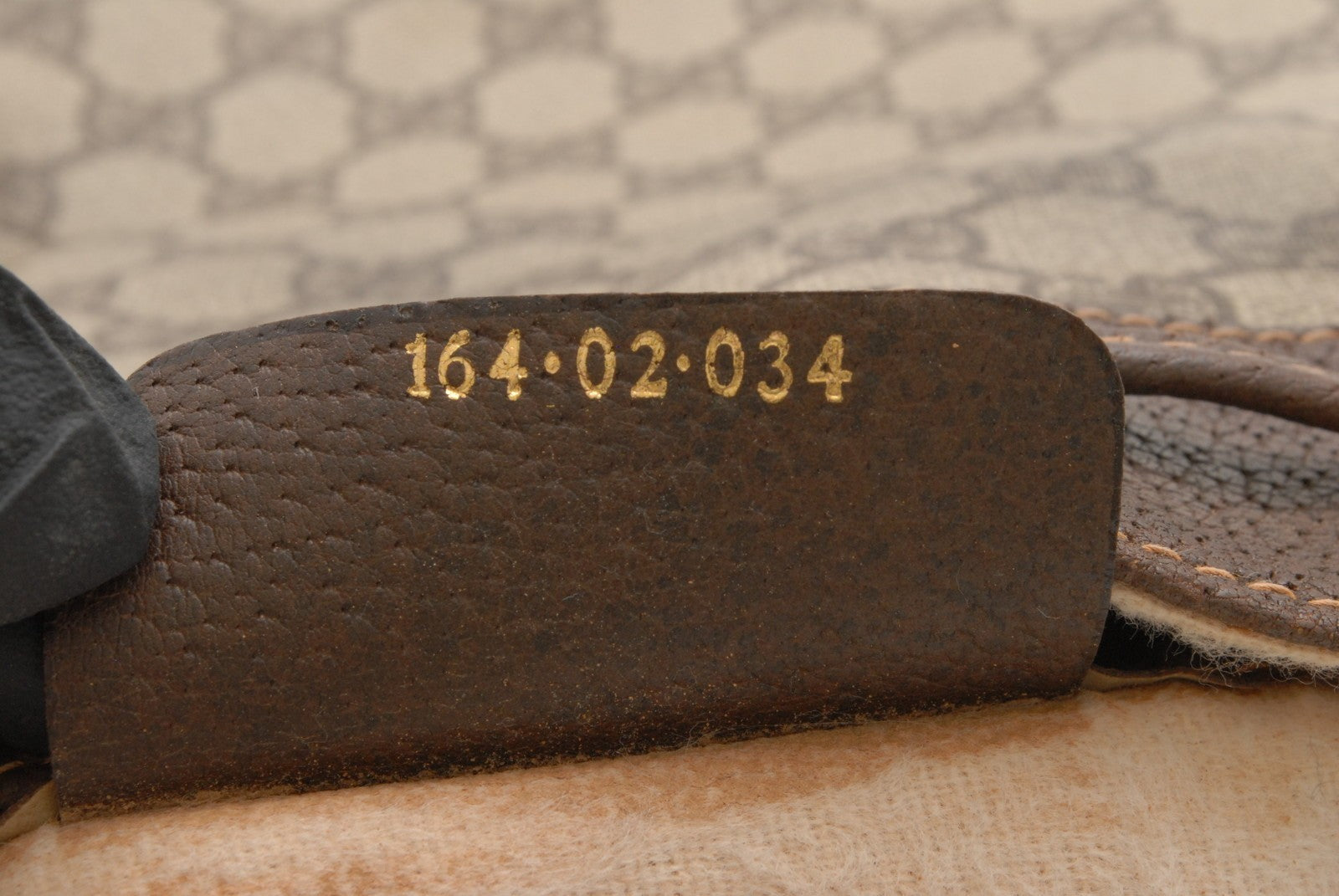 Gucci Sherry Line Drawstring Shoulder Bag - Brown, PVC Leather