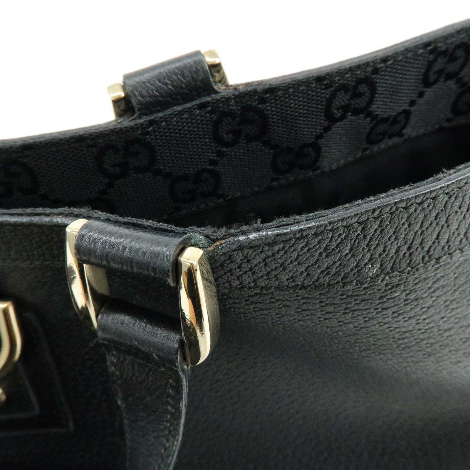 Gucci Abbey Tote Bag - Black, Leather