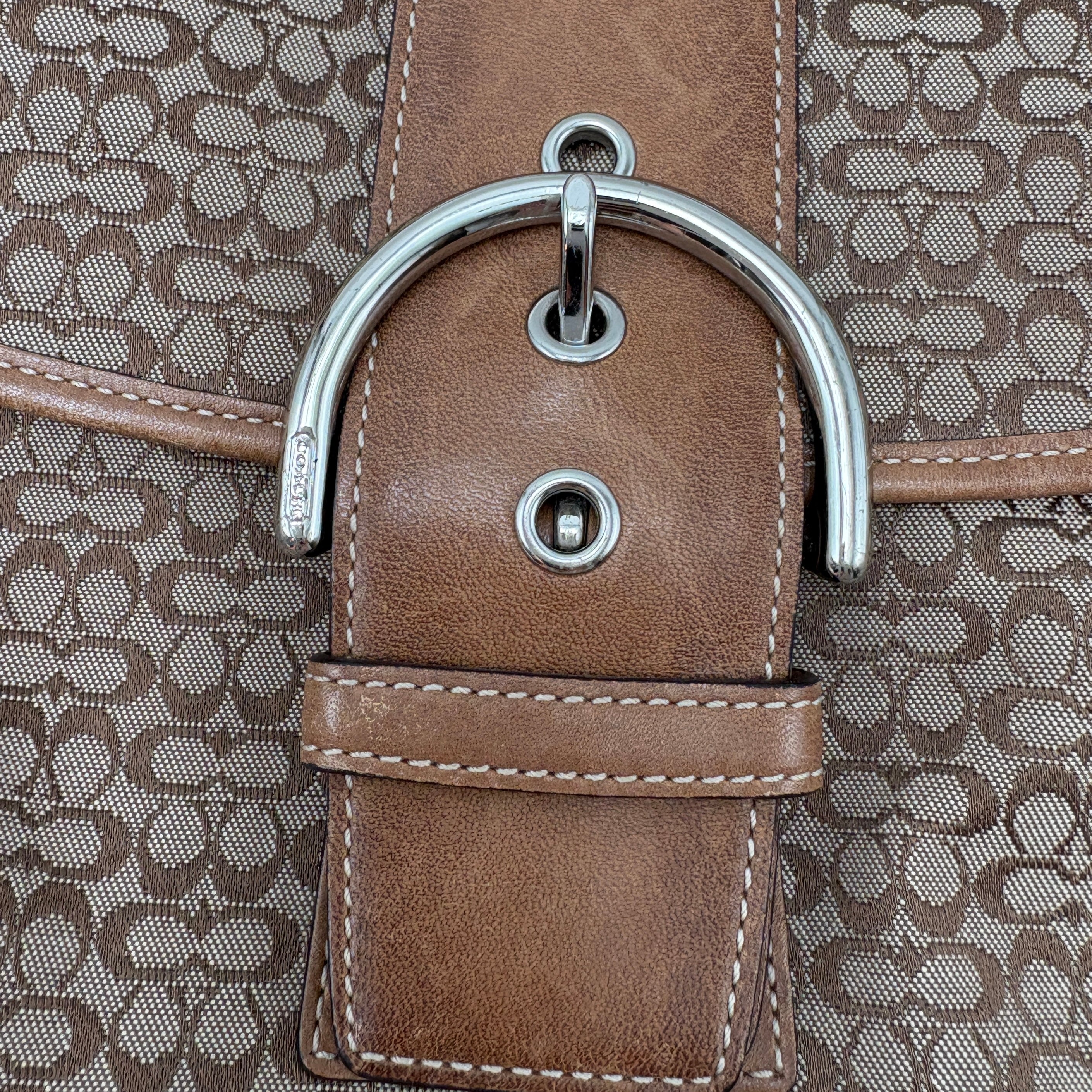 Coach Signature brown bag