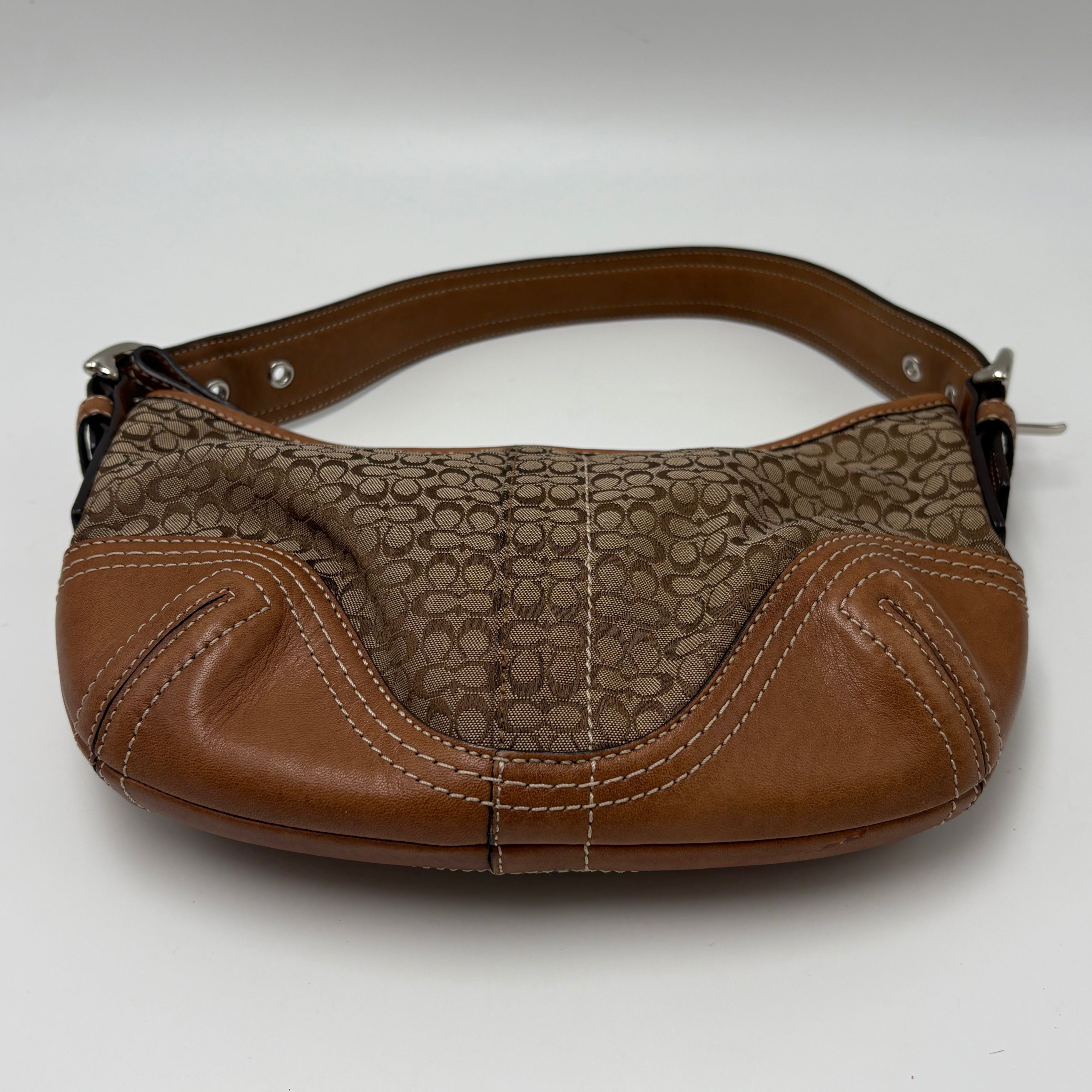 Coach signature shoulder bag