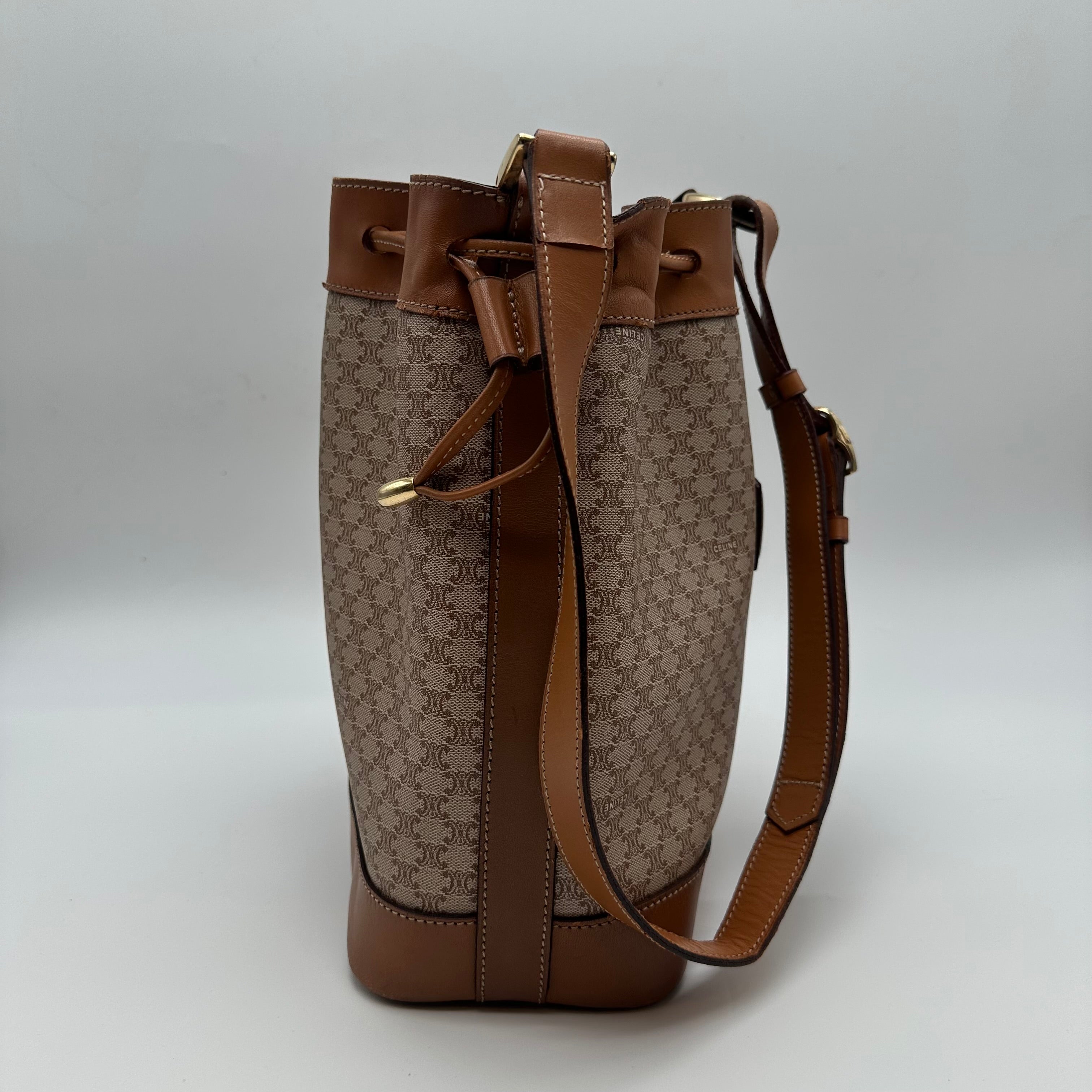 Celine Macadam Shoulder Bucket bag