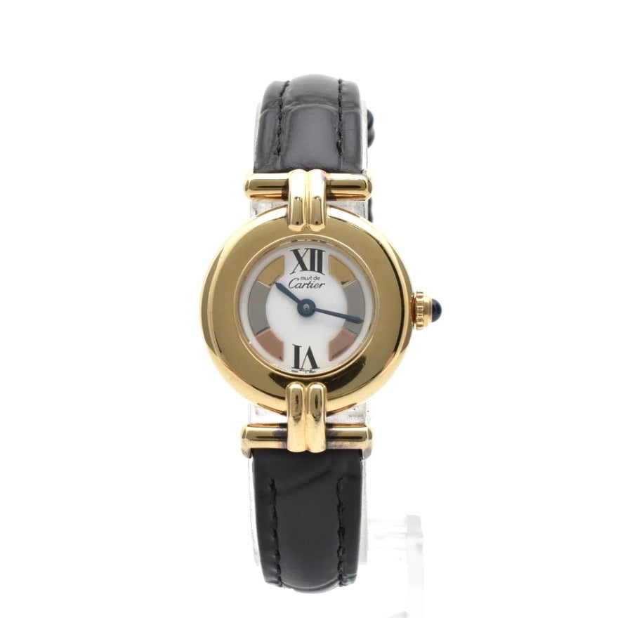 Cartier Must de Cartier Vermeil Wristwatch - White, Gold