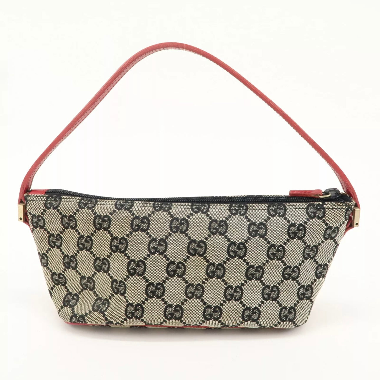 Boat Bag GG Canvas Leather Hand Bag Pouch