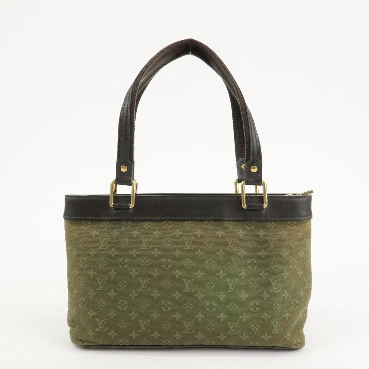 Louis Vuitton Monogram Mini Lucille PM Hand Bag Khaki