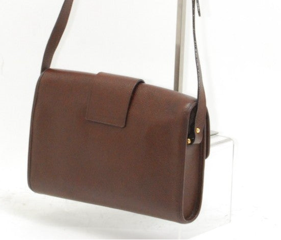 Saint Laurent Vintage Shoulder Cross Body Bag - Brown, Leather