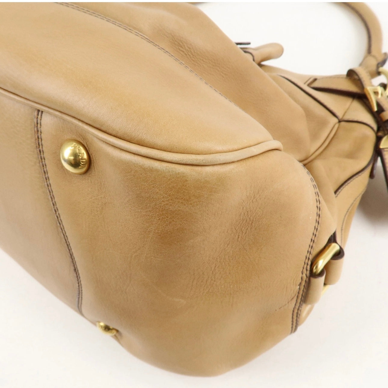 Prada Leather One Shoulder Bag - Brown, Leather