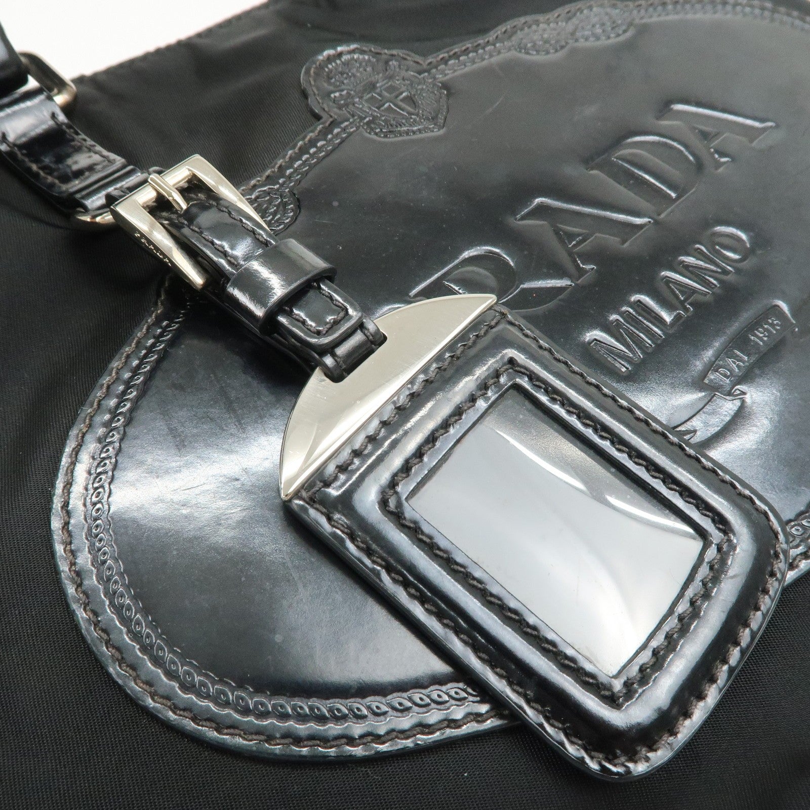 Prada BR3228 2Way Bag - Black, Nylon and Leather