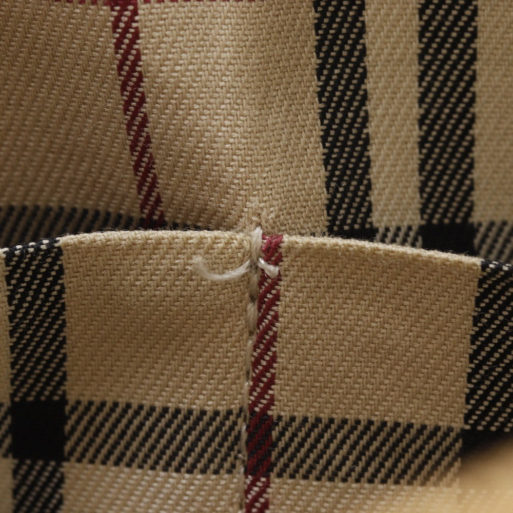 Burberry Logo Embossing Tote Bag - Beige, Leather