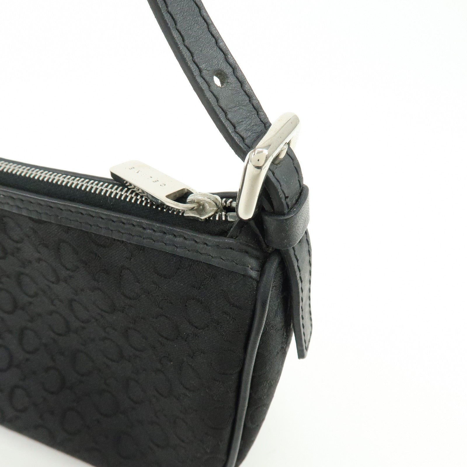 Celine C Macadam Shoulder Bag - Black, Leather