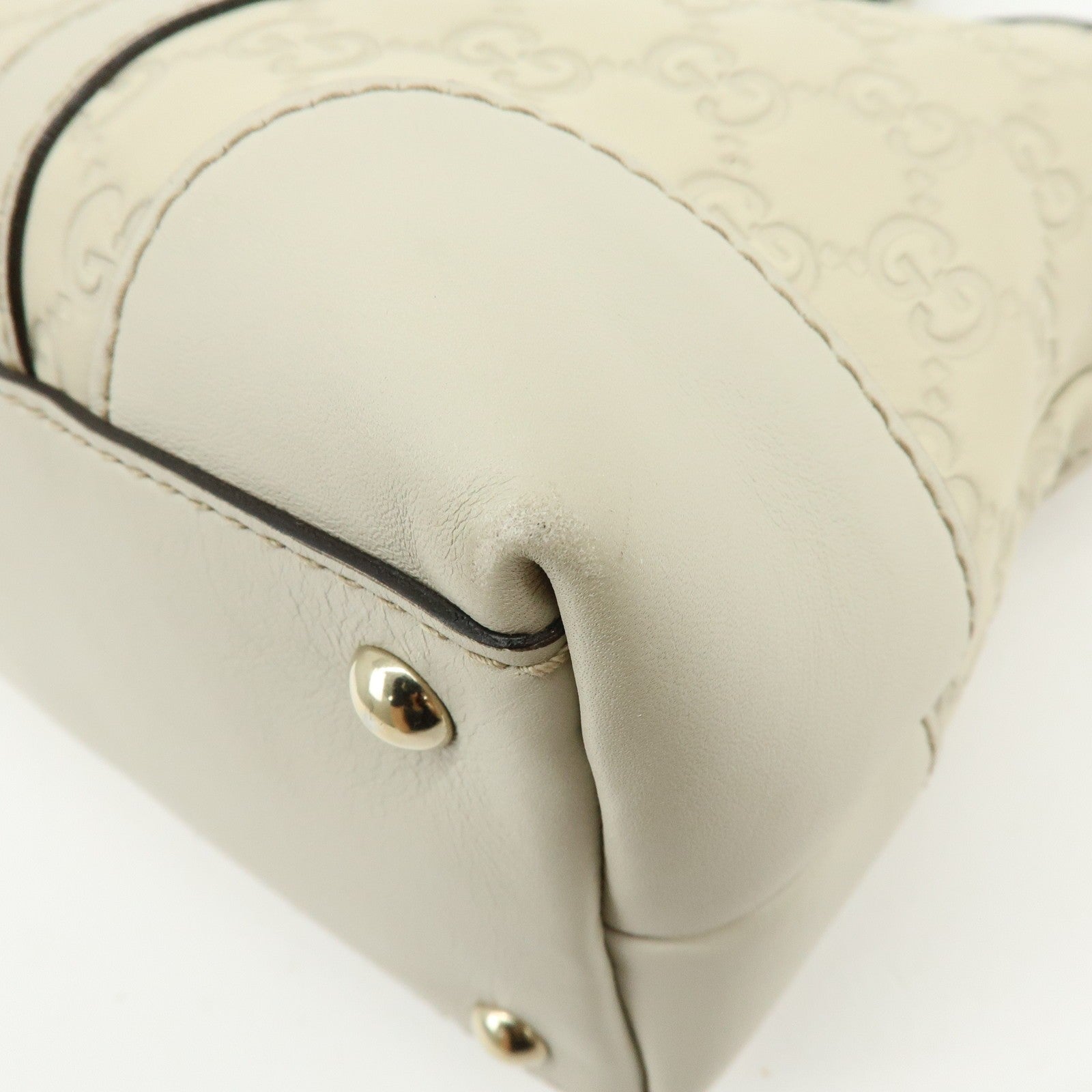 Gucci Tote Bag - Ivory, Guccissima Leather