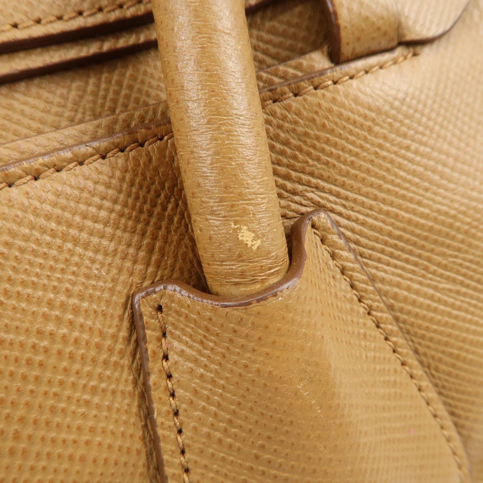 Prada Hand Bag - Light Brown, Leather
