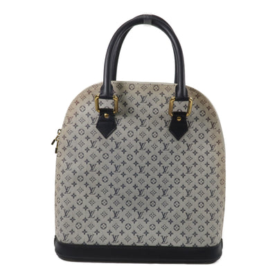 Louis Vuitton Alma Haut Handbag - Navy, Canvas
