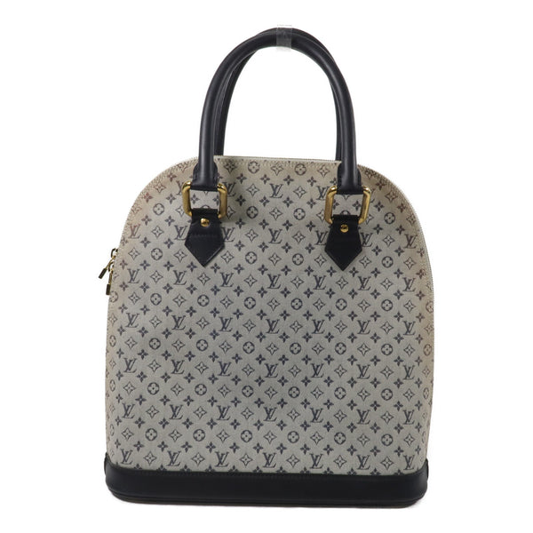 Louis Vuitton Alma Haut Handbag - Navy, Canvas