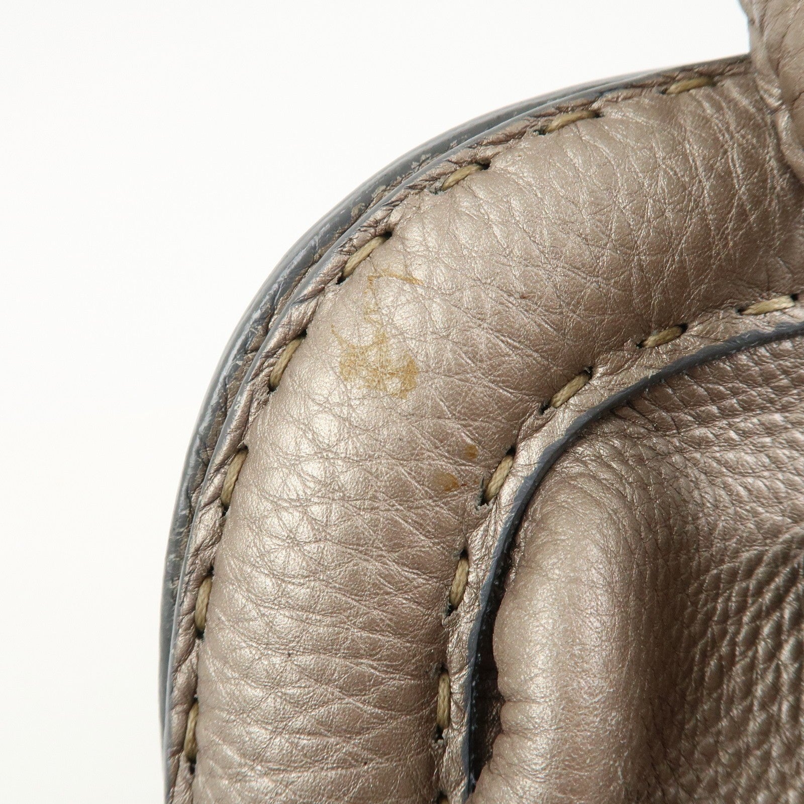 Fendi Hand Bag - Greige, Leather