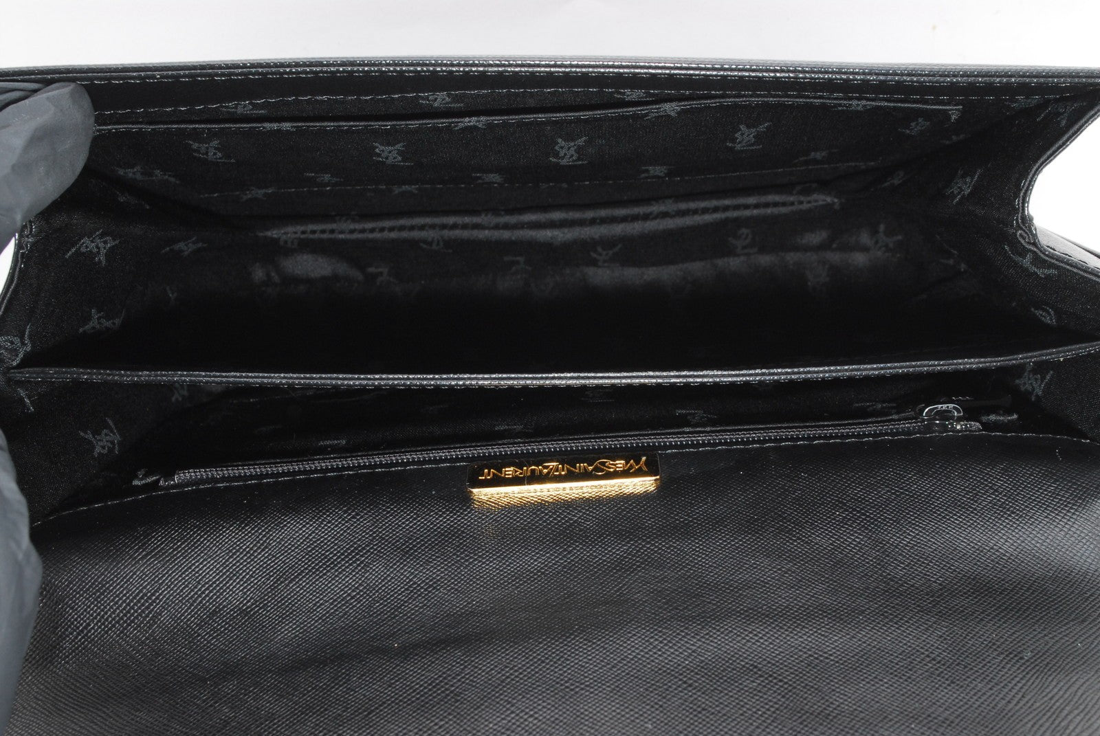 Saint Laurent Yves Shoulder Bag - Black, Leather