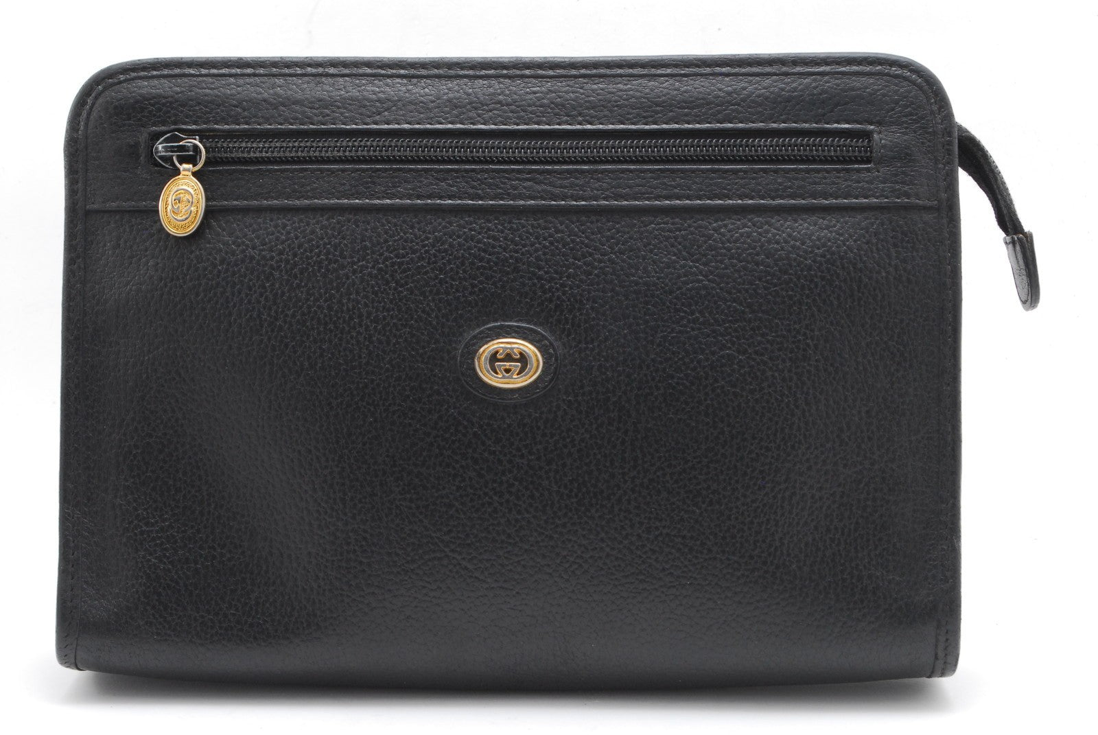 Gucci Clutch Second Bag - Black, Leather