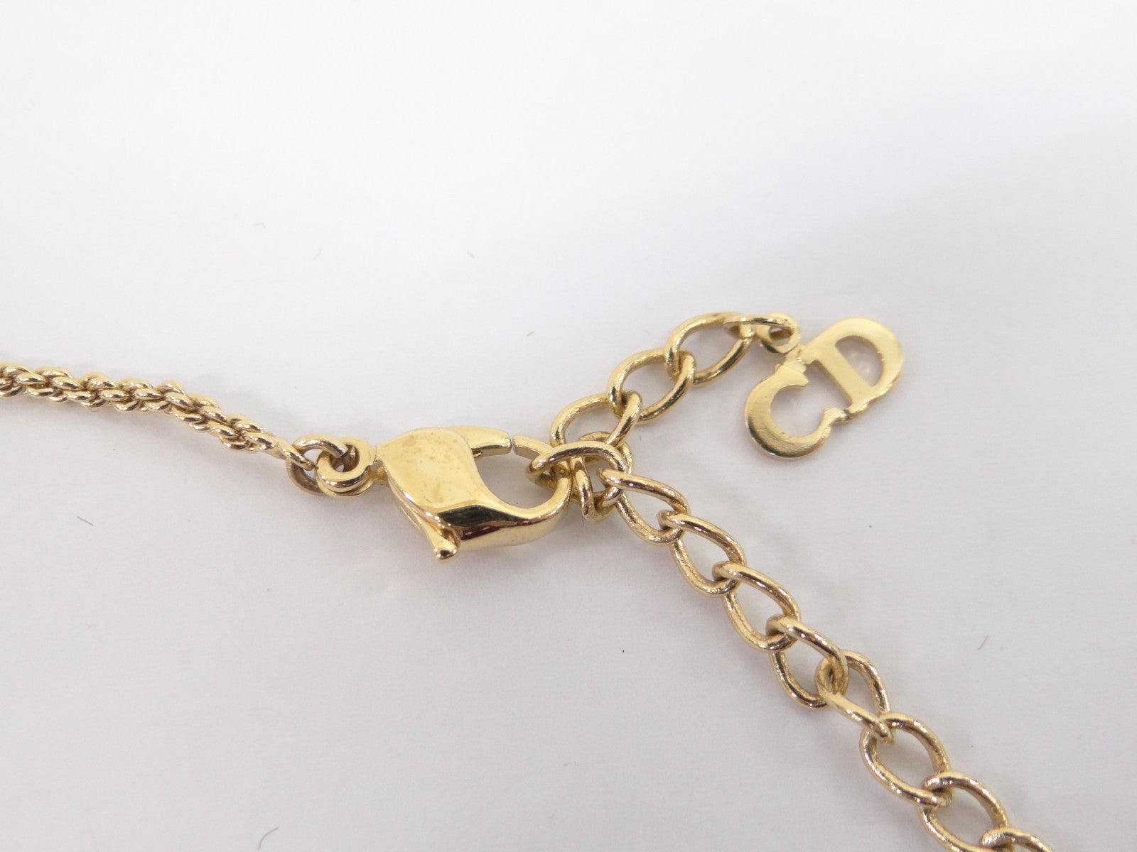 Dior Chain Necklace Pendant - Gold, Metal