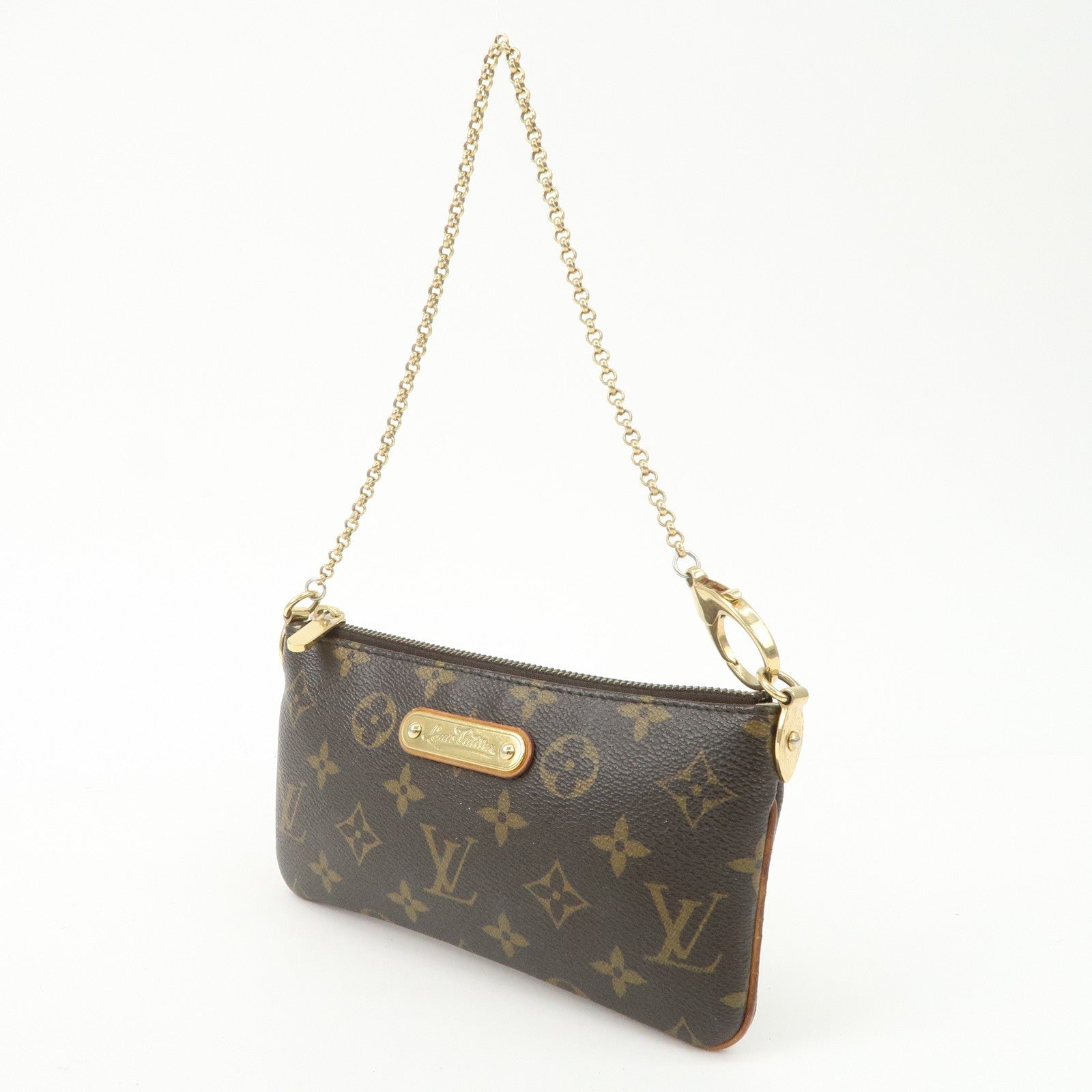 Louis Vuitton Pochette Hand Bag Pouch - Brown, Canvas