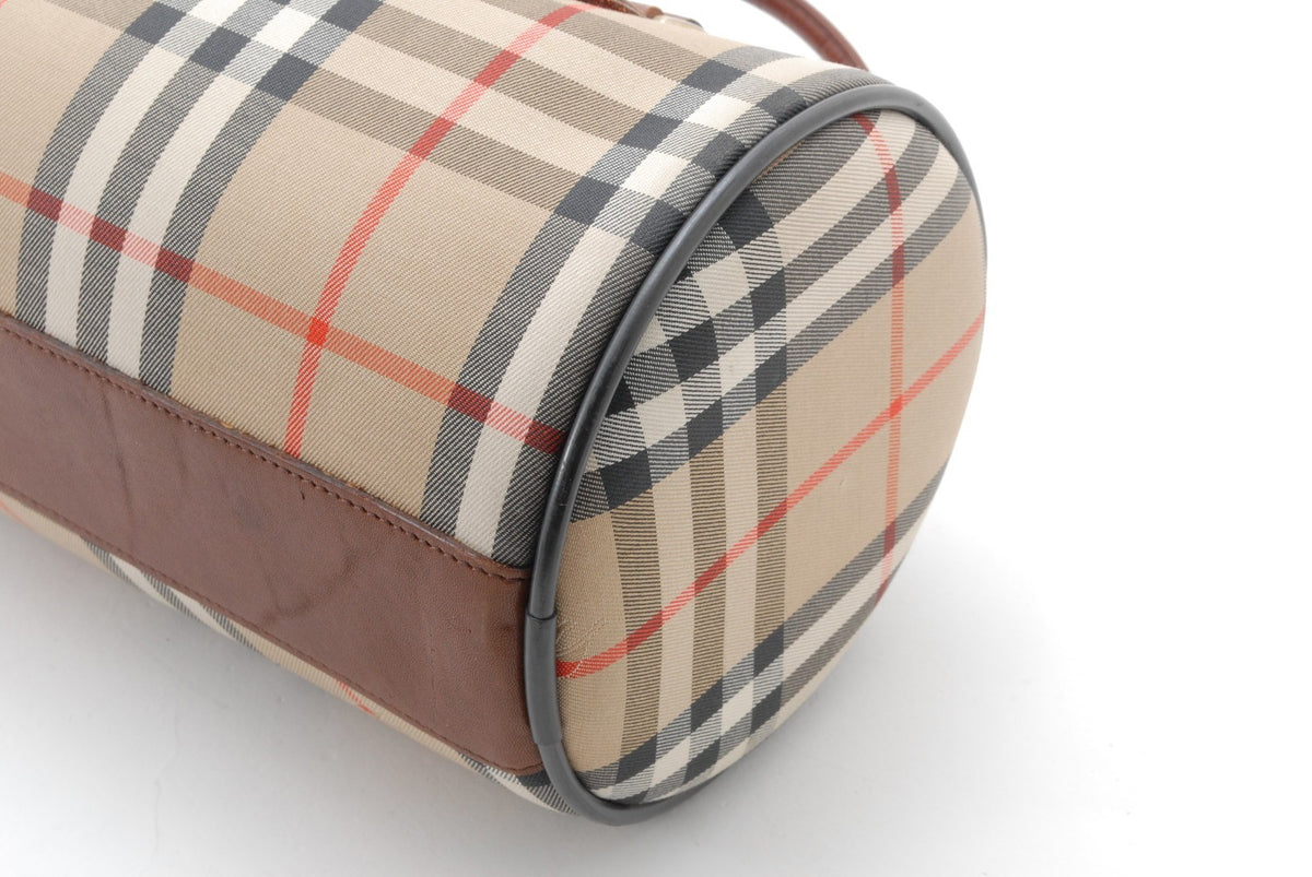 Burberry Nova Shoulder Bag - Brown, Canvas