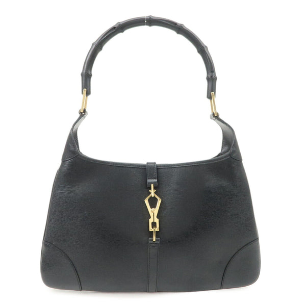 Gucci Bamboo Shoulder Bag - Black, Leather