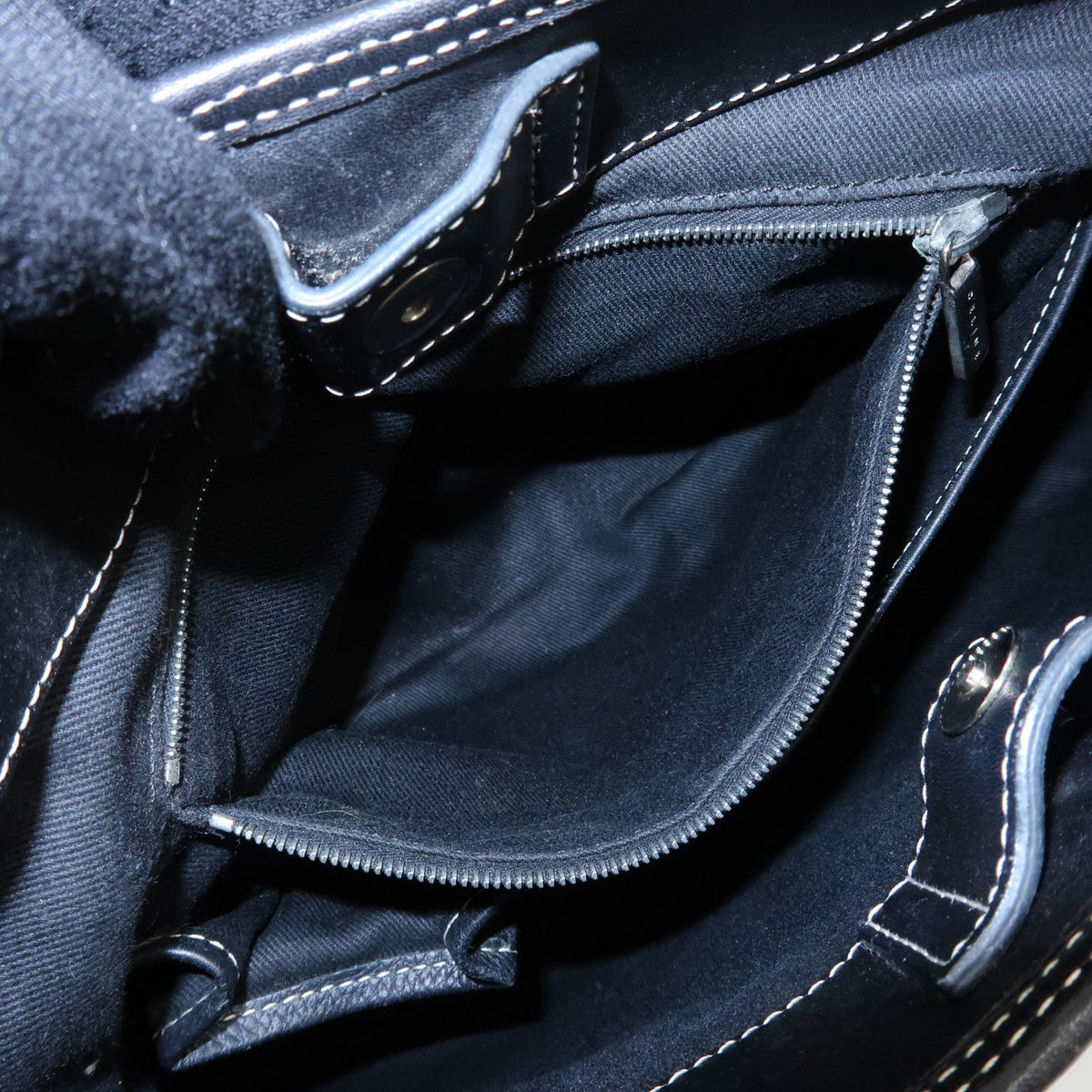 Celine Macadam Shoulder Bag - Black, Canvas, Leather