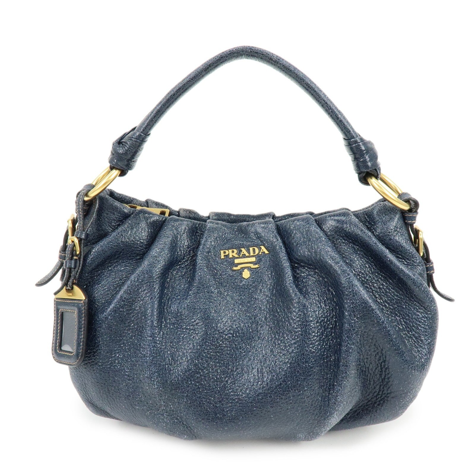 Prada Shoulder Bag - Navy, Leather