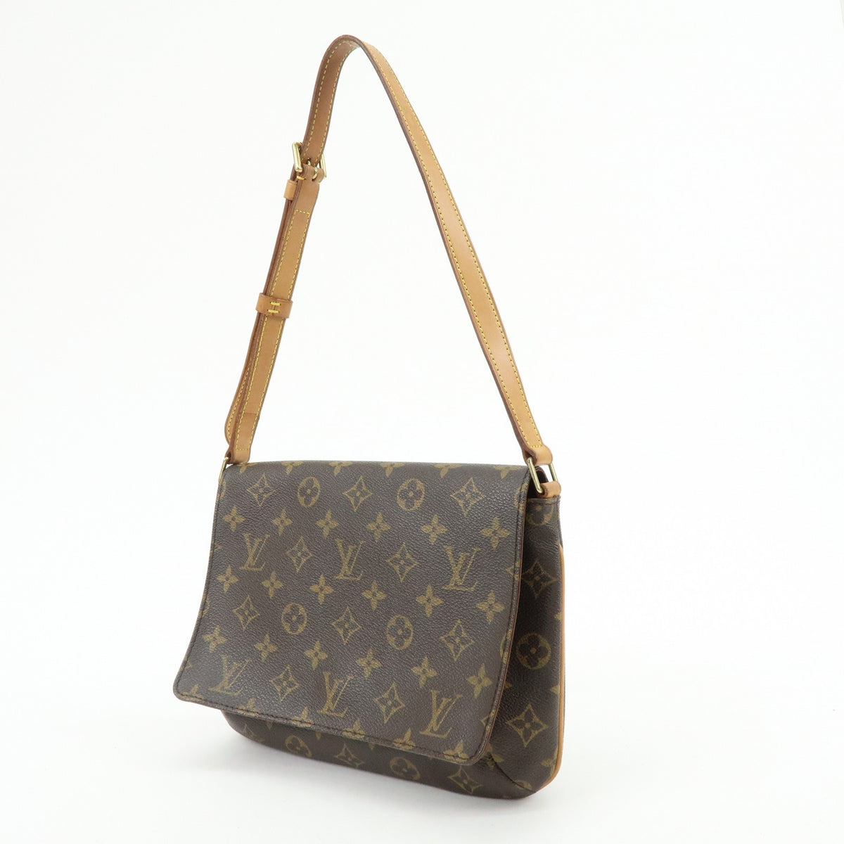 Louis Vuitton Musette Tango Shoulder Bag - Brown, Canvas