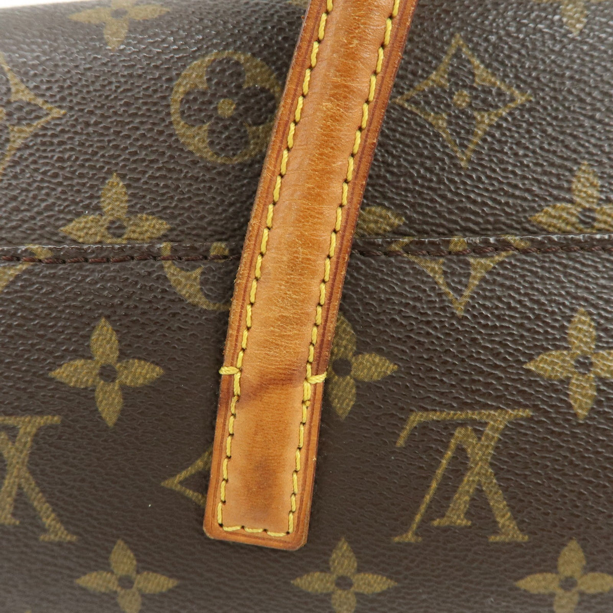 Louis Vuitton Monogram Canvas Sonatine Hand Bag Brown