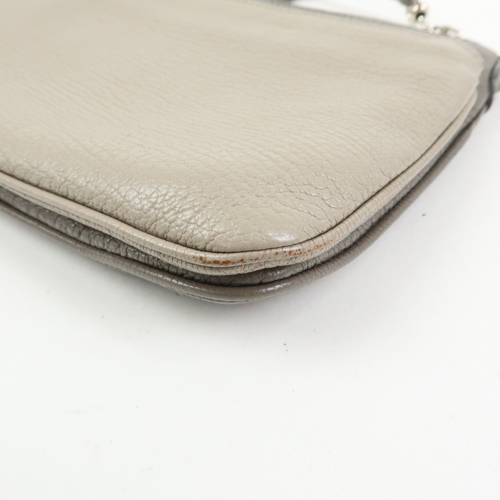 Miu Miu Madras 2Way Handbag - Greige, Leather