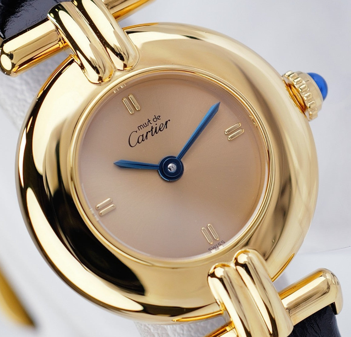 Cartier Must Colisee Watch - Brown, Stainless Steel