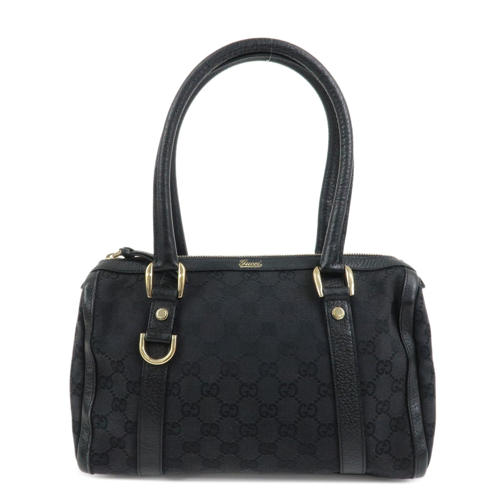 Gucci Boston Bag - Black, Canvas
