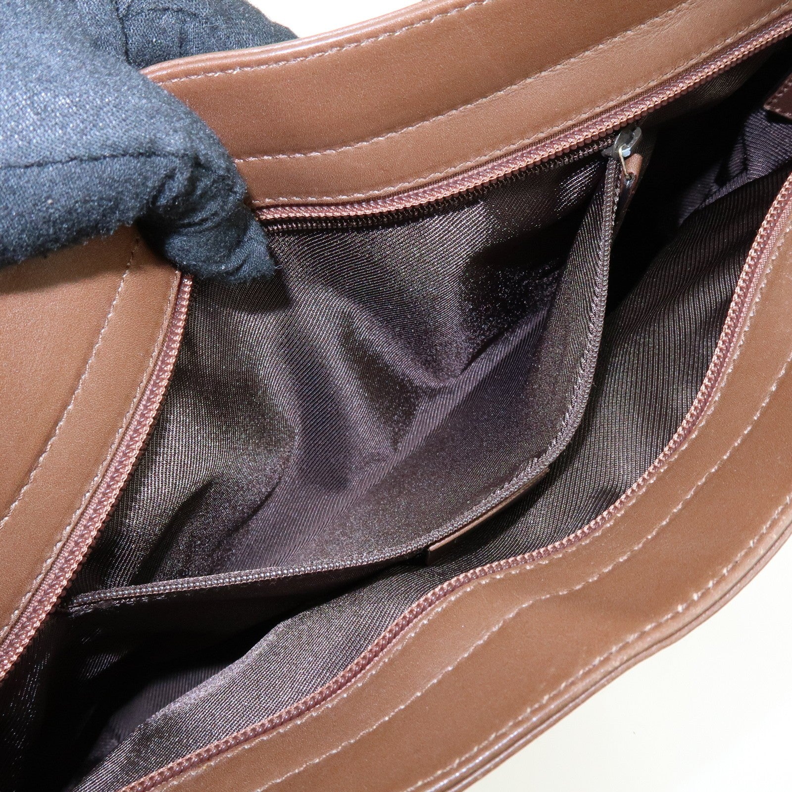 Gucci Tote Bag - Brown, GG Canvas Leather 