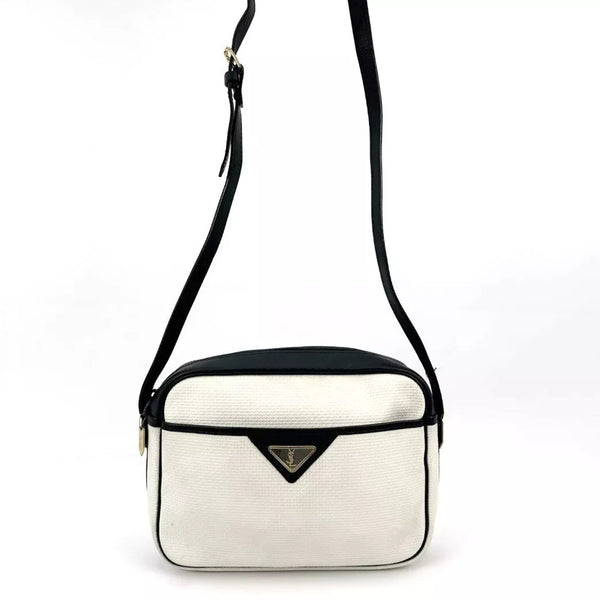 YVES SAINT LAURENT Cross Body - White, PVC 