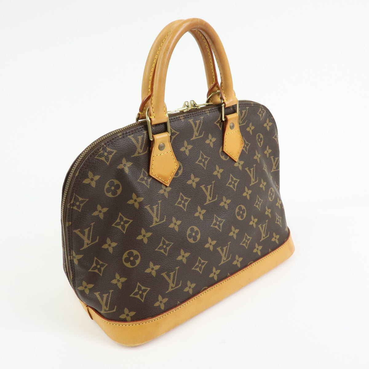 Louis Vuitton Alma PM Handbag - Brown, Monogram Canvas