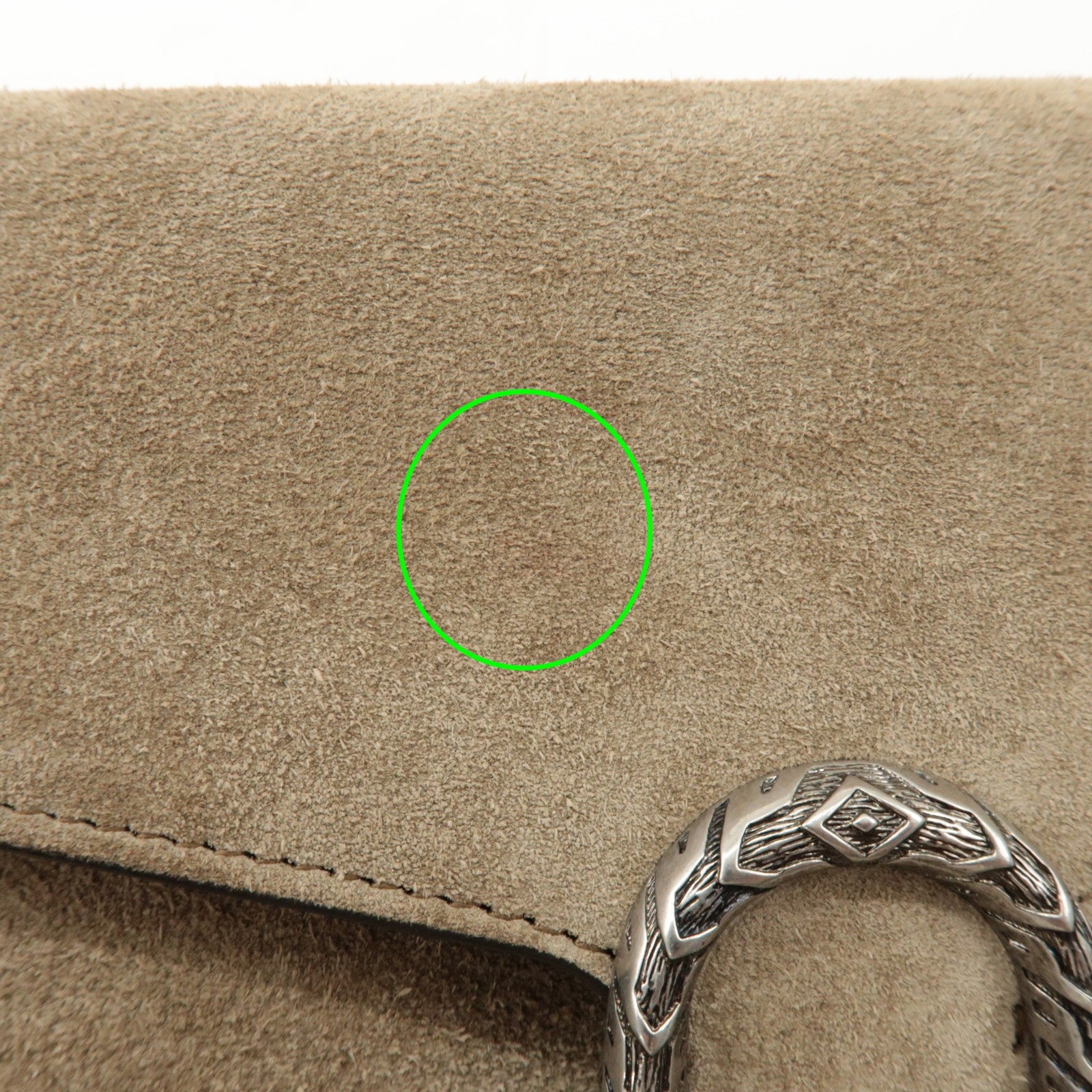 GUCCI Dionysus Suede Chain Shoulder Bag
 - Beige, Suede