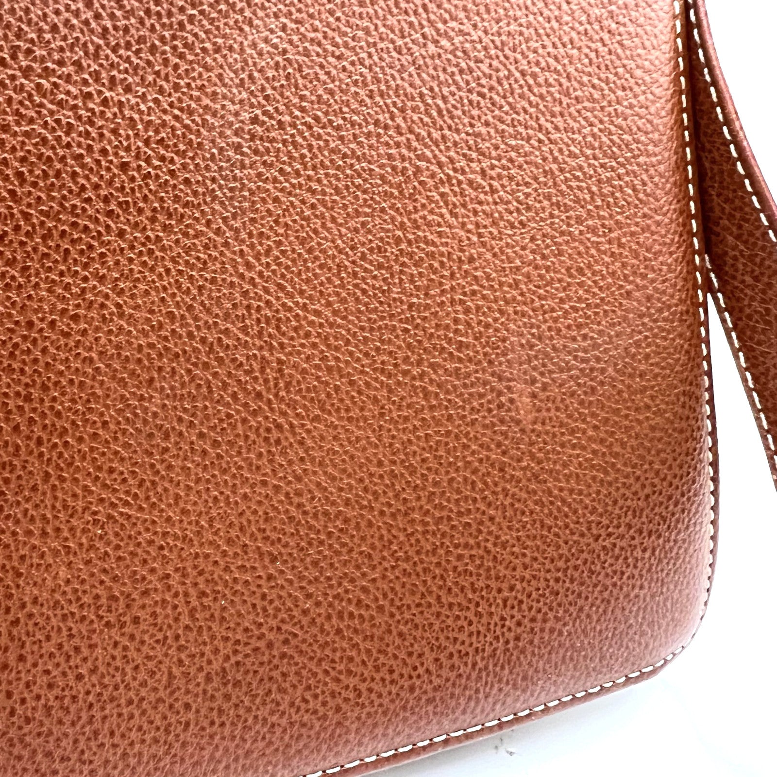 Yves Saint Laurent Shoulder Tote Stitch Bag - Brown, Leather