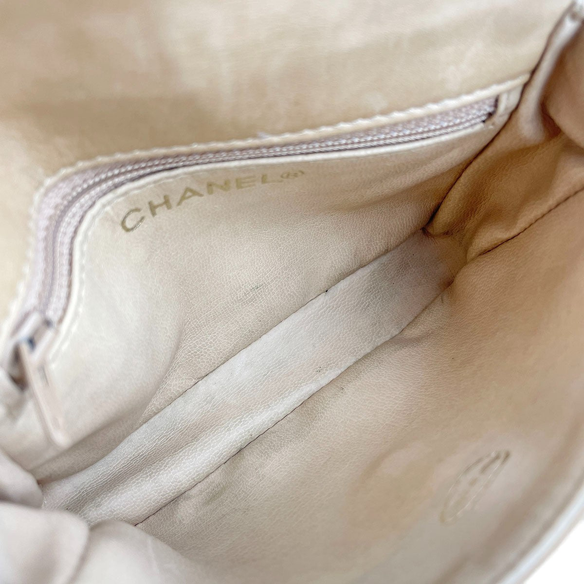 CHANEL Bicolore Waist Bag - Beige, Lambskin Leather