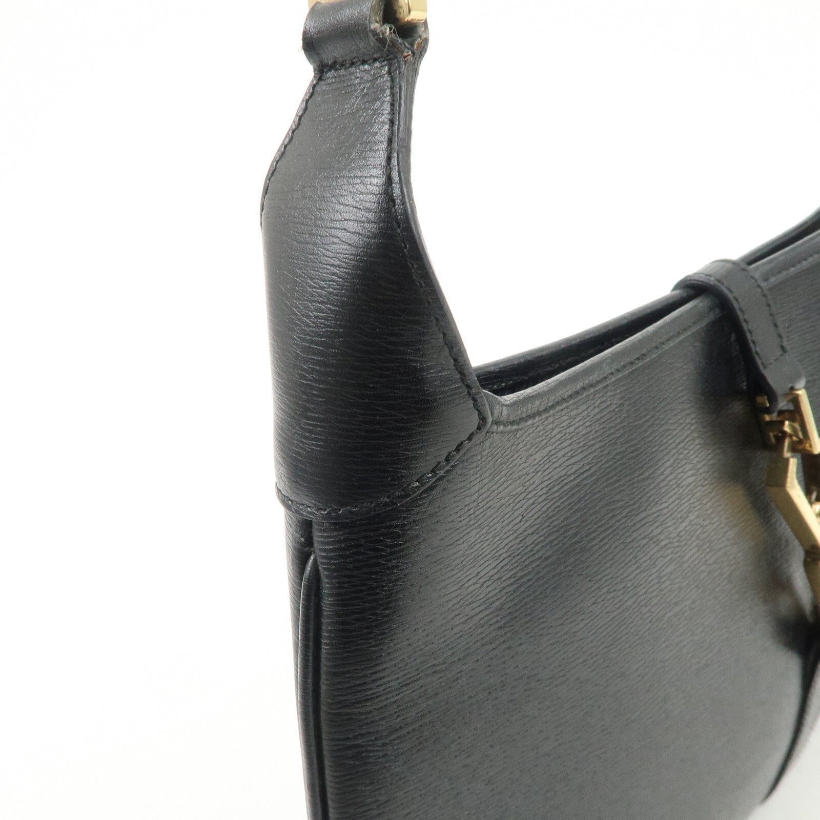 Gucci Bamboo Shoulder Bag - Black, Leather