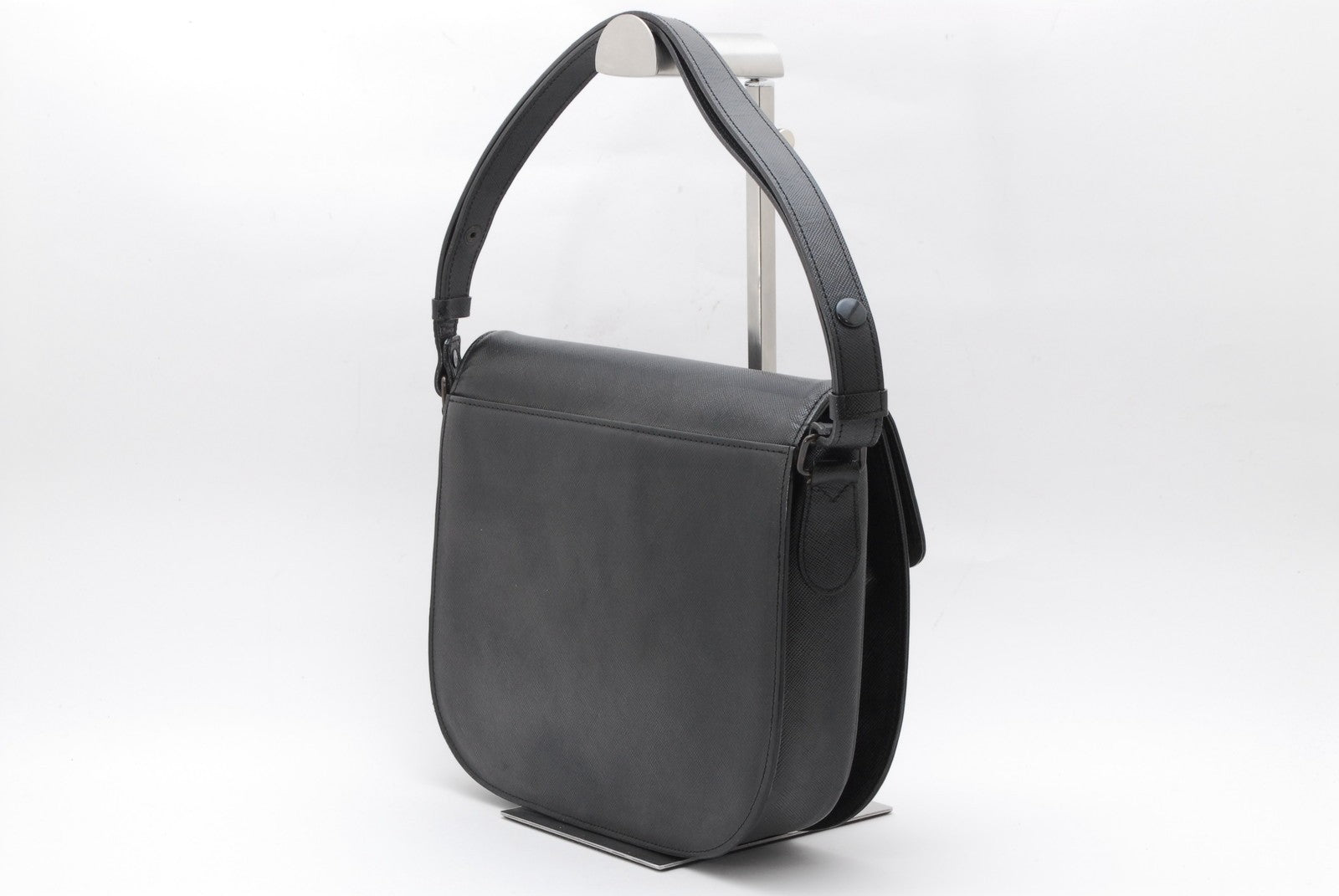 Saint Laurent Yves Shoulder Bag - Black, Leather 
