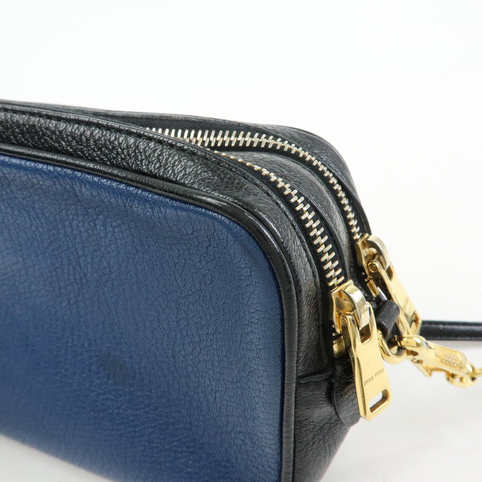 Miu Miu Shoulder Bag - Blue, Leather