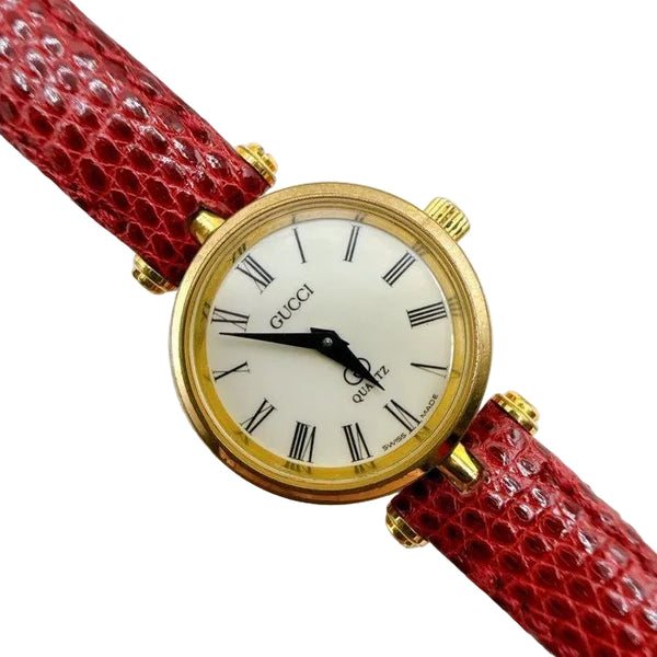 Gucci 2000L Wristwatch - Ivory, Leather 