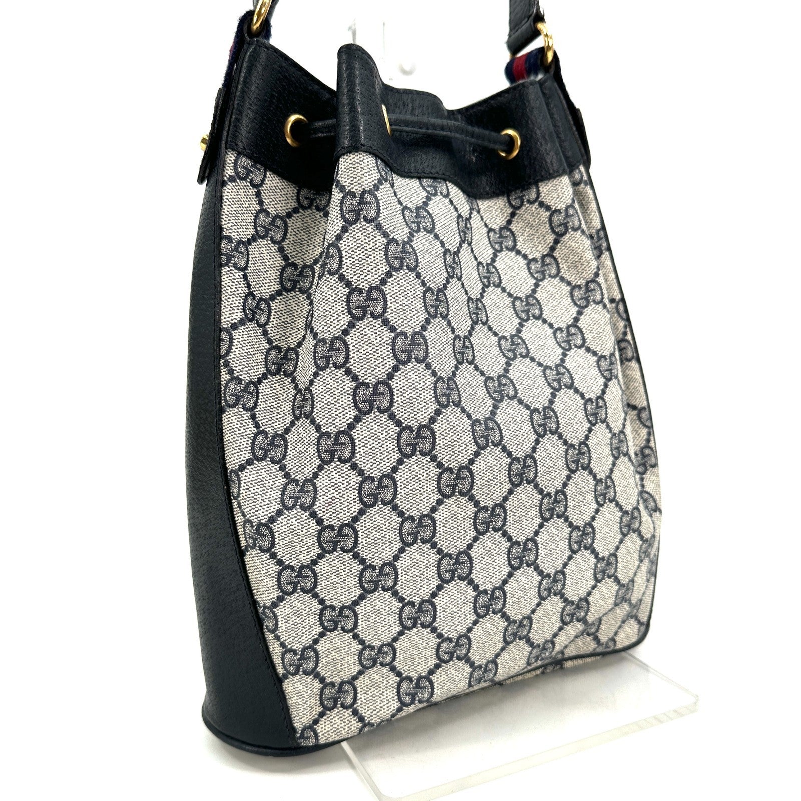 Gucci Sherry Shoulder Bag - Navy, Leather