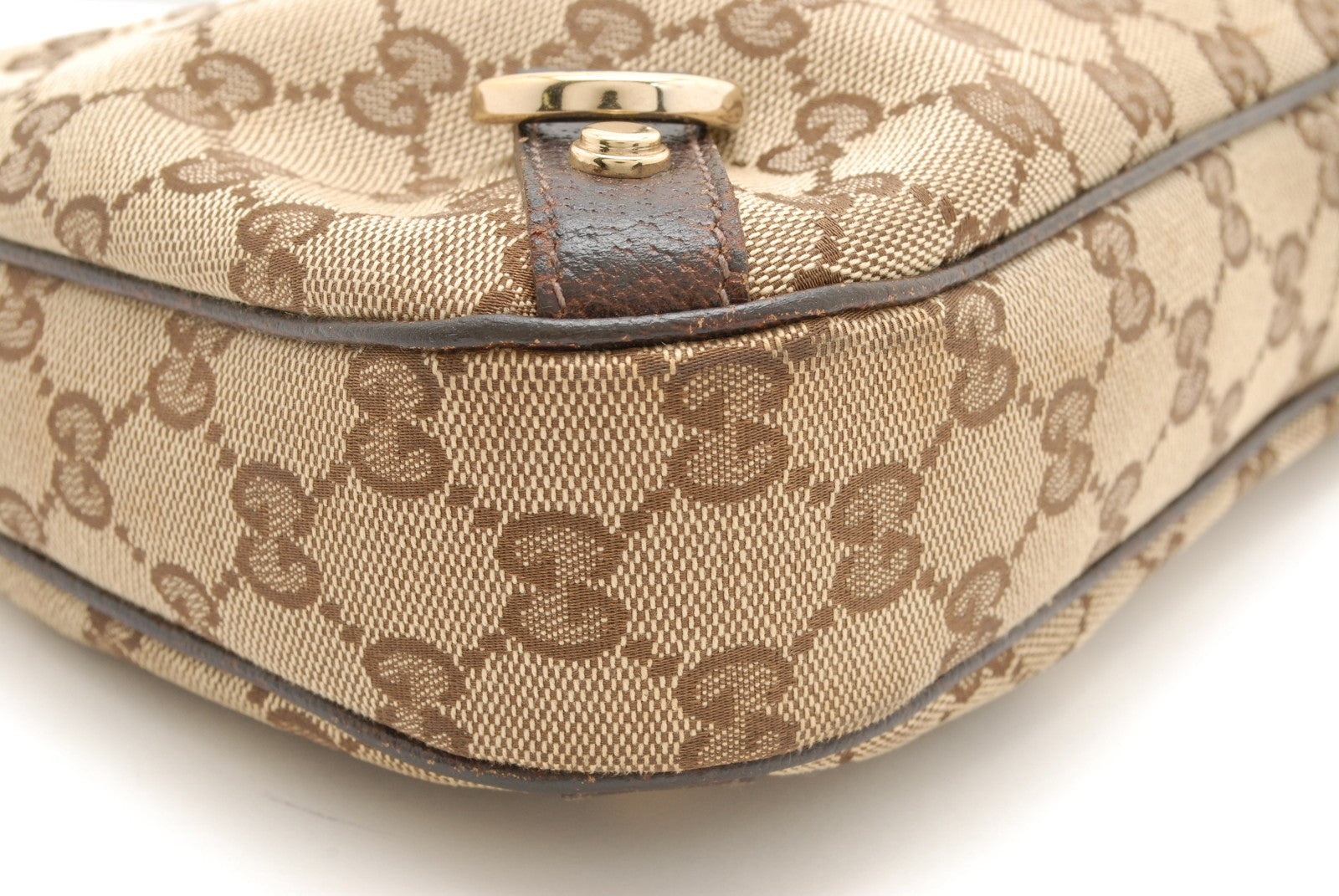 Gucci Abbey D-Ring Hobo Shoulder Bag - Brown, Leather