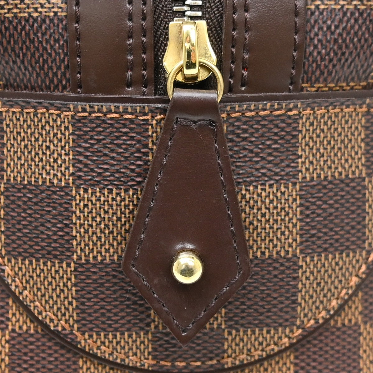 Louis Vuitton Damier Duomo Handbag - Brown, Damier Canvas, Leather