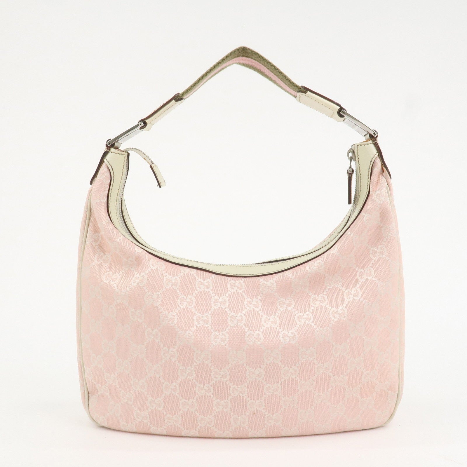 Gucci Shoulder Bag - Pink, Canvas Leather 