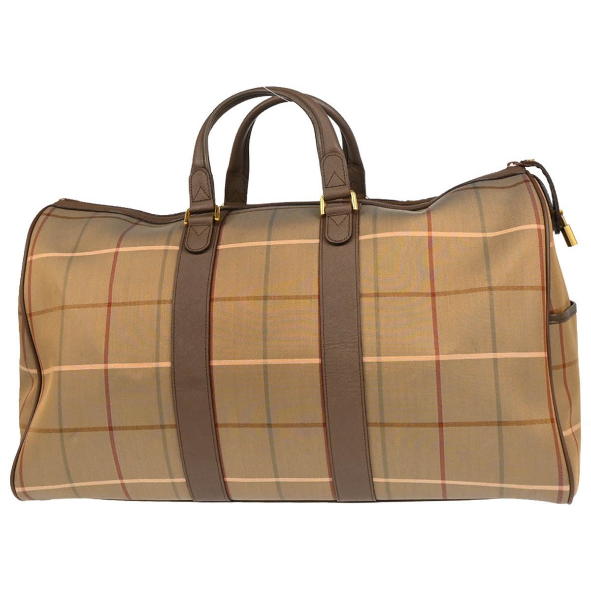 Burberrys Duffle Handbag - Beige, Canvas